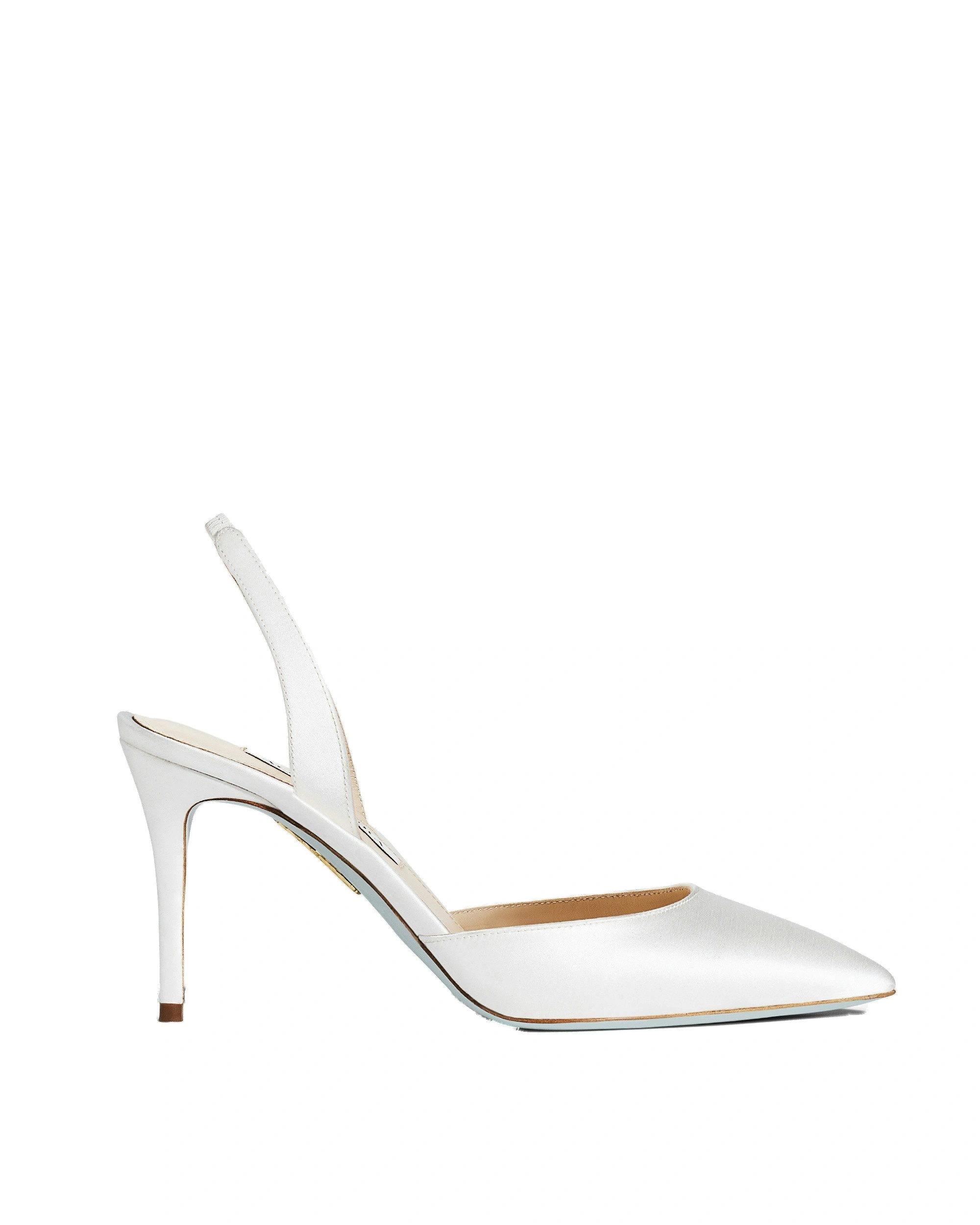 Aquazzura So Nude Pump 85 in White Aquazzura So Nude Pump 85 in White | Slingbacks