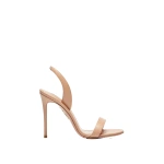 Aquazzura So Nude Sandal 105 in Powder Pink | Sandals