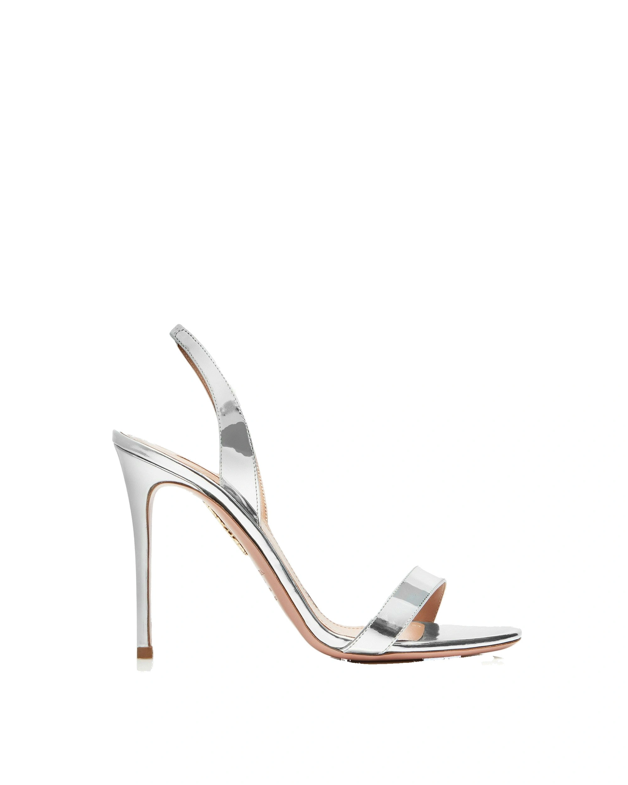 Aquazzura So Nude Sandal 105 in Silver Aquazzura So Nude Sandal 105 in Silver | Sandals
