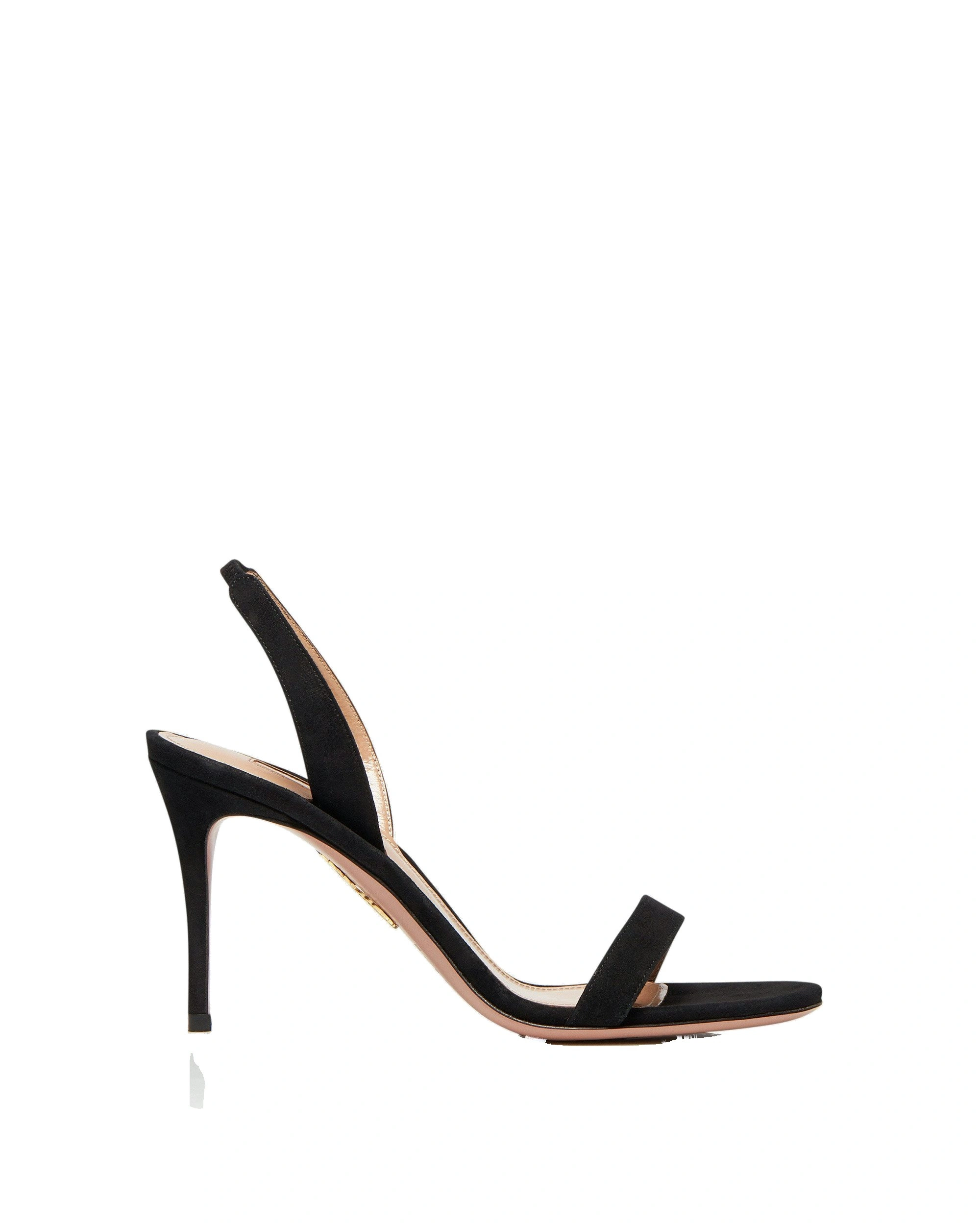 Aquazzura So Nude Sandal 85 in Black Aquazzura So Nude Sandal 85 in Black | Sandals
