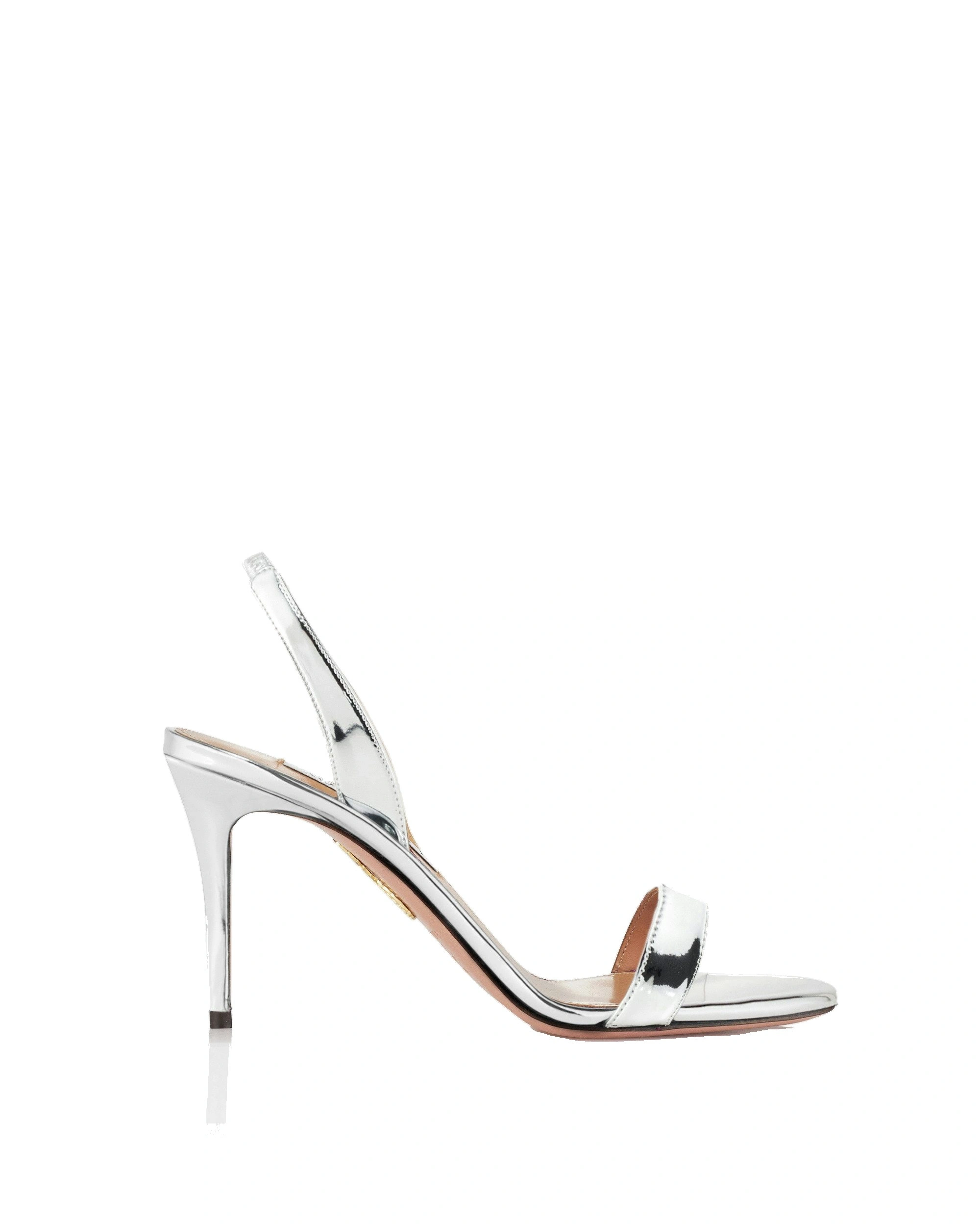 Aquazzura So Nude Sandal 85 in Silver Aquazzura So Nude Sandal 85 in Silver | Sandals