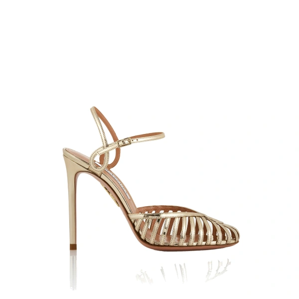 Sweet Surrender Pump 105 in Soft Gold