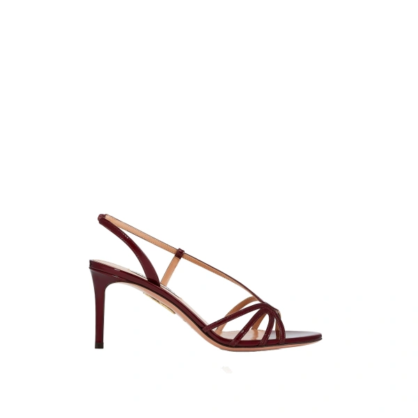 Aquazzura Talk To Me Sandal 75 in Merlot | Sandals
