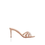Aquazzura Tequila Mule 75 in Powder Pink | Mules