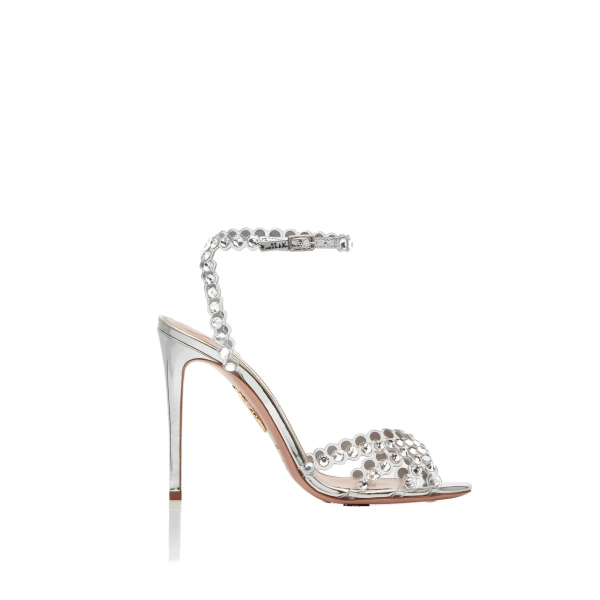 Tequila Plexi Sandal 105 in Silver