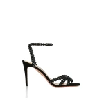 Aquazzura Tequila Sandal 85 in Jet Black | Sandals
