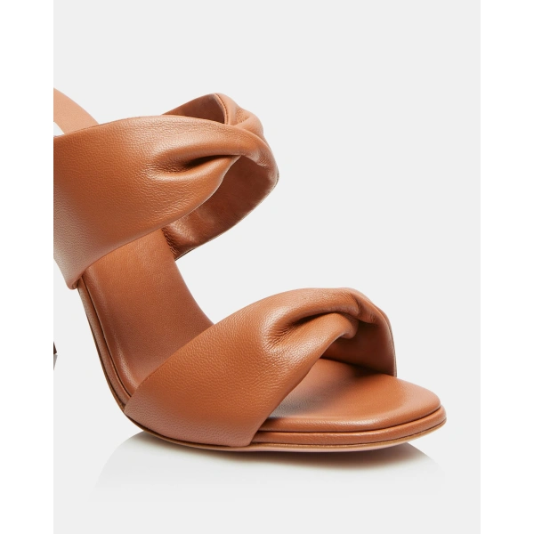 Aquazzura Twist Sandal 95 in Cuoio Tan, view 6 | Sandals