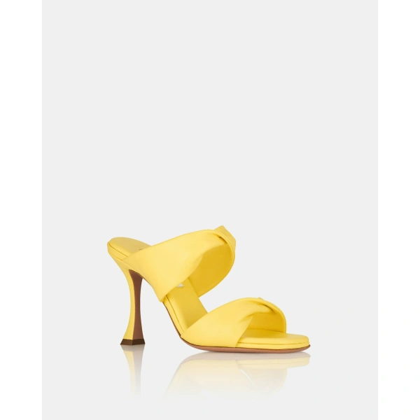 Aquazzura Twist Sandal 95 in Daisy, view 2 | Sandals