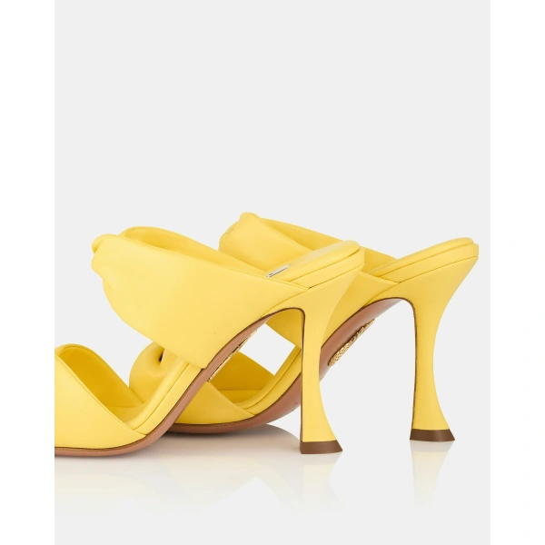 Aquazzura Twist Sandal 95 in Daisy, view 4 | Sandals