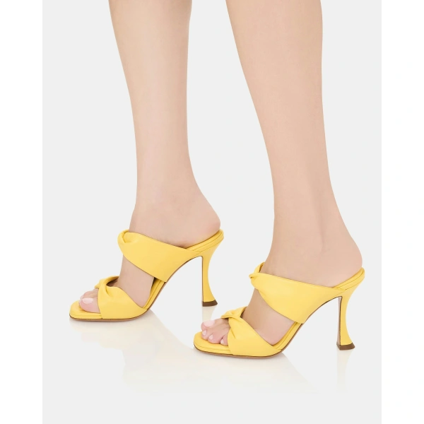 Aquazzura Twist Sandal 95 in Daisy, view 5 | Sandals