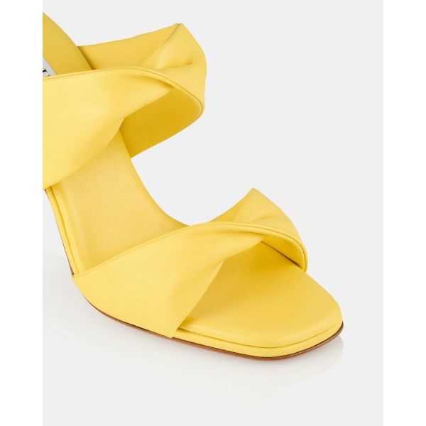 Aquazzura Twist Sandal 95 in Daisy, view 6 | Sandals