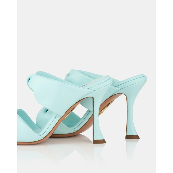 Aquazzura Twist Sandal 95 in Seabreeze, view 4 | Sandals