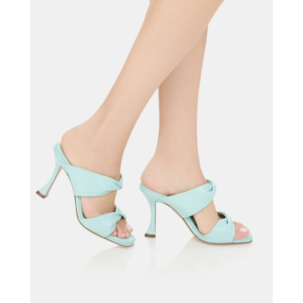 Aquazzura Twist Sandal 95 in Seabreeze, view 5 | Sandals