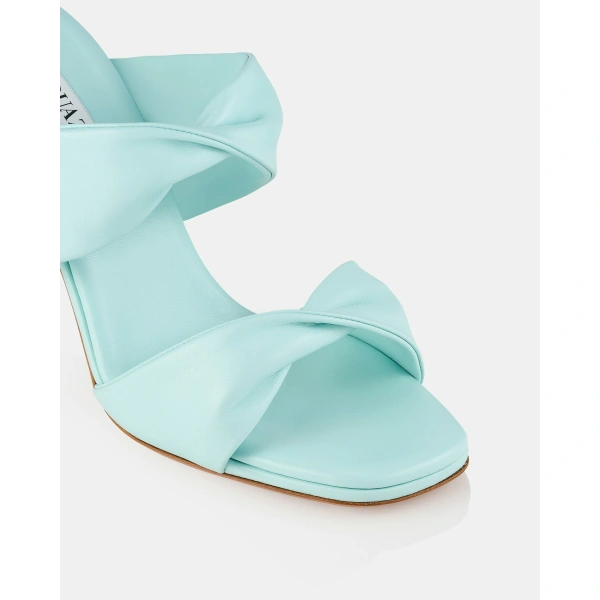 Aquazzura Twist Sandal 95 in Seabreeze, view 6 | Sandals