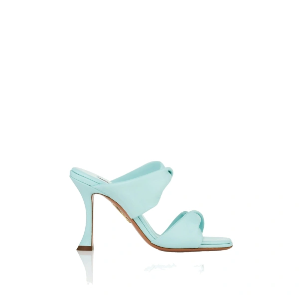 Aquazzura Twist Sandal 95 in Seabreeze | Sandals