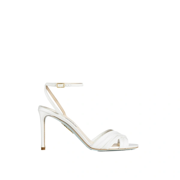 Aquazzura Voile Sandal 85 in White | Sandals