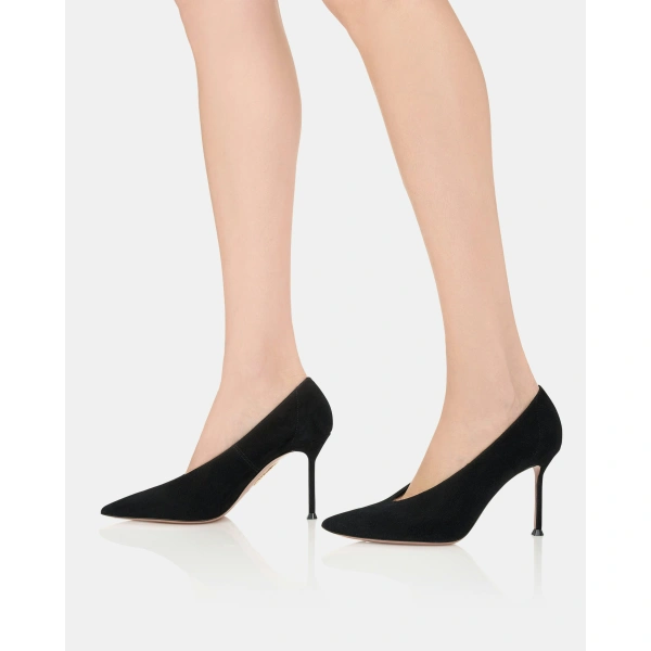 Aquazzura Voltaire Pump 85 in Black, view 5 | Pumps