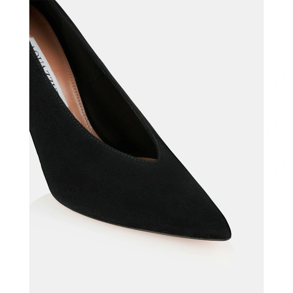 Aquazzura Voltaire Pump 85 in Black, view 6 | Pumps