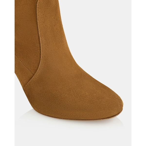 Aquazzura Zane Boot 85 in Chestnut, view 6 | Knee-High Boots