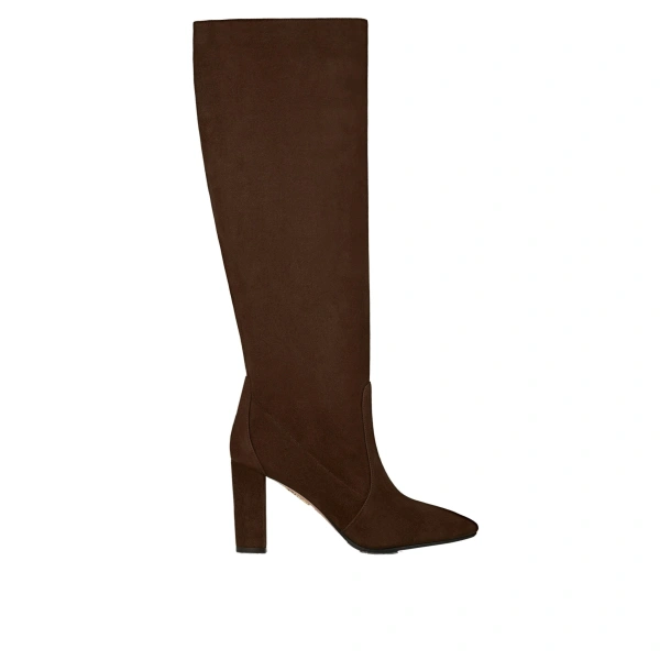 Aquazzura Zane Boot 85 in Espresso | Knee-High Boots