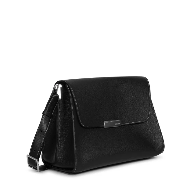 Ateliers Auguste Amelot Silver Edition in Black Pebble Leather, view 2