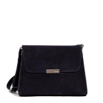 Ateliers Auguste Amelot Silver Edition in Midnight Blue Suede Tote Bag