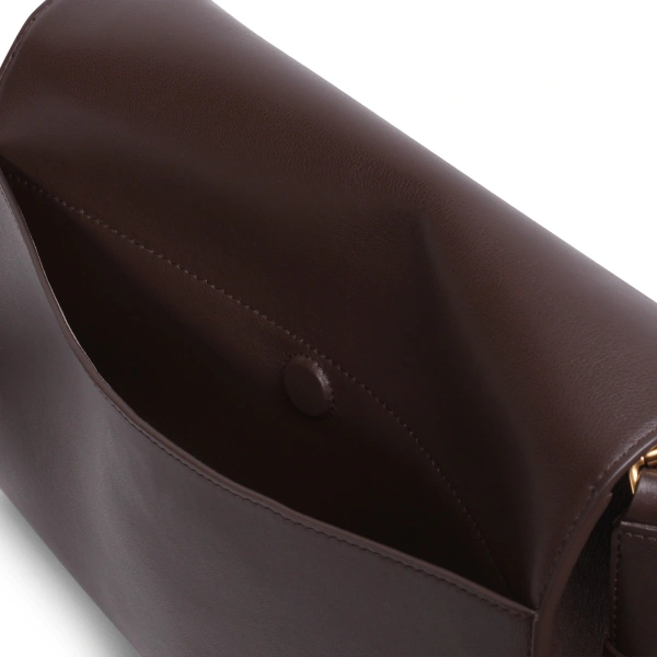 Ateliers Auguste Amelot in Chocolate Smooth Leather Tote Bag, view 5