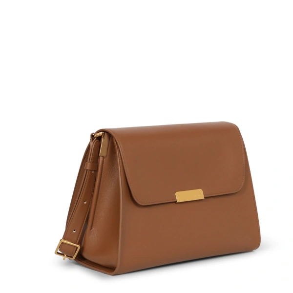 Ateliers Auguste Amelot in Tan Smooth Leather Tote Bag, view 2
