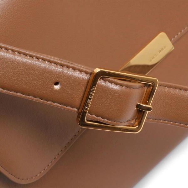 Ateliers Auguste Amelot in Tan Smooth Leather Tote Bag, view 5