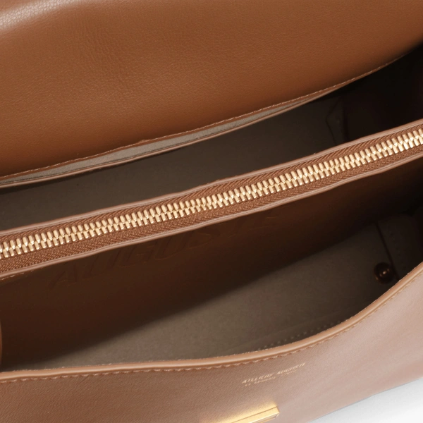 Ateliers Auguste Amelot in Tan Smooth Leather Tote Bag, view 6