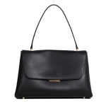 Ateliers Auguste Colette in Black Smooth Leather Shoulder Bag