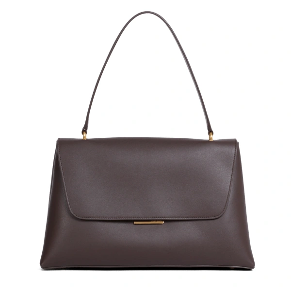 Ateliers Auguste Colette in Chocolate Smooth Leather Shoulder Bag