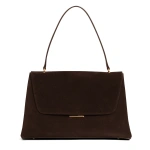 Ateliers Auguste Colette in Chocolate Suede Shoulder Bag