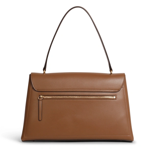 Ateliers Auguste Colette in Tan Smooth Leather Shoulder Bag, view 3