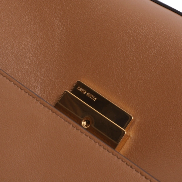 Ateliers Auguste Colette in Tan Smooth Leather Shoulder Bag, view 5