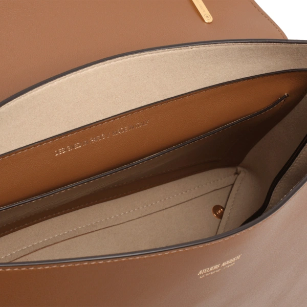 Ateliers Auguste Colette in Tan Smooth Leather Shoulder Bag, view 6