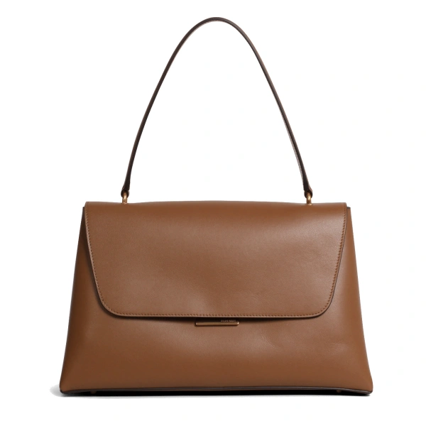 Ateliers Auguste Colette in Tan Smooth Leather Shoulder Bag