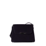 Ateliers Auguste Mini Amelot Silver Edition in Midnight Blue Suede Mini Bag