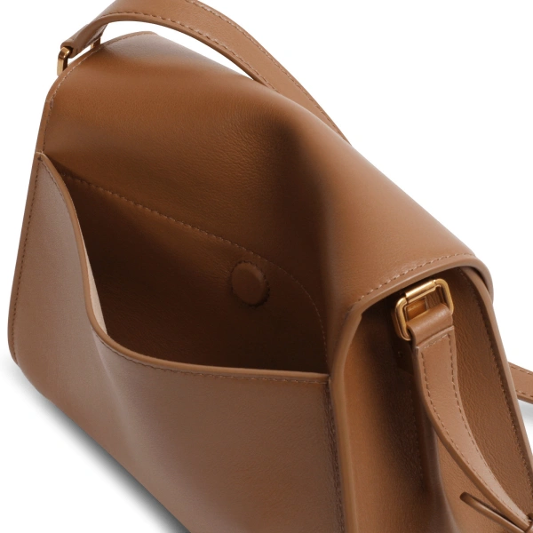 Ateliers Auguste Mini Amelot in Tan Smooth Leather Mini Bag, view 4