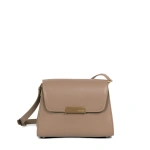 Ateliers Auguste Mini Amelot in Taupe Smooth Leather Mini Bag