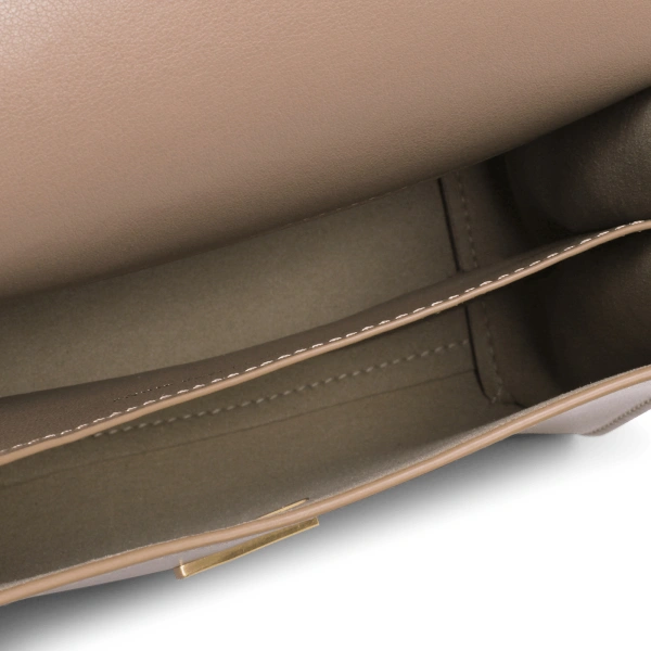 Ateliers Auguste Mini Amelot in Taupe Smooth Leather Mini Bag, view 5