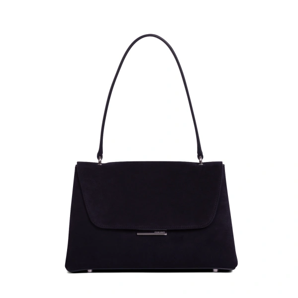 Mini Colette Silver Edition in Midnight Blue Suede