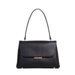 Ateliers Auguste Mini Colette in Black Smooth Leather Small Shoulder Bag