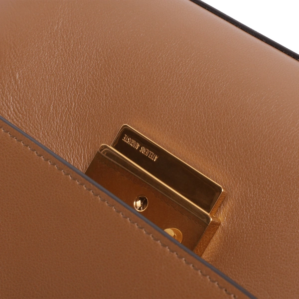 Ateliers Auguste Mini Colette in Tan Smooth Leather Small Shoulder Bag, view 5