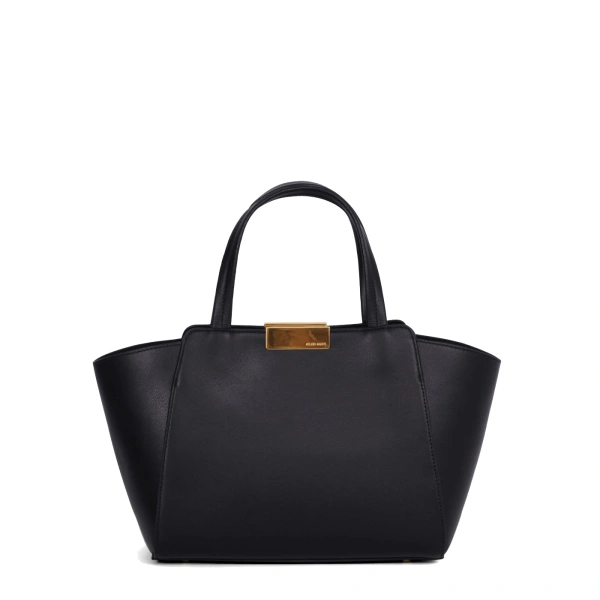 Mini Sévigné in Black Smooth Leather
