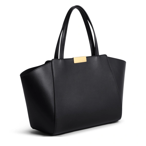Ateliers Auguste Sévigné in Black Smooth Leather Tote Bag, view 2