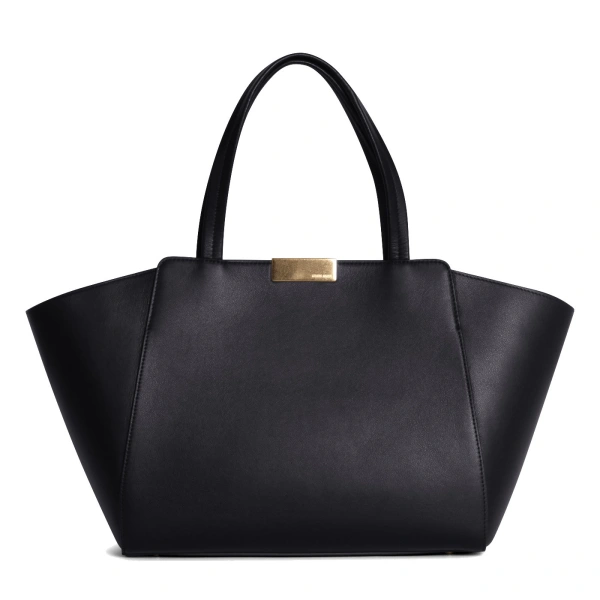 Sévigné in Black Smooth Leather