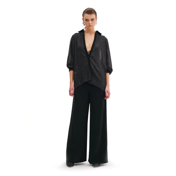 Avaro Figlio Garnet Trousers With Starlit Accents, view 5
