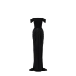 Avaro Figlio Nocturne Off-Shoulder Crystal Mermaid Gown