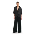 Avaro Figlio Noir Crystal Long Sleeves Shirt